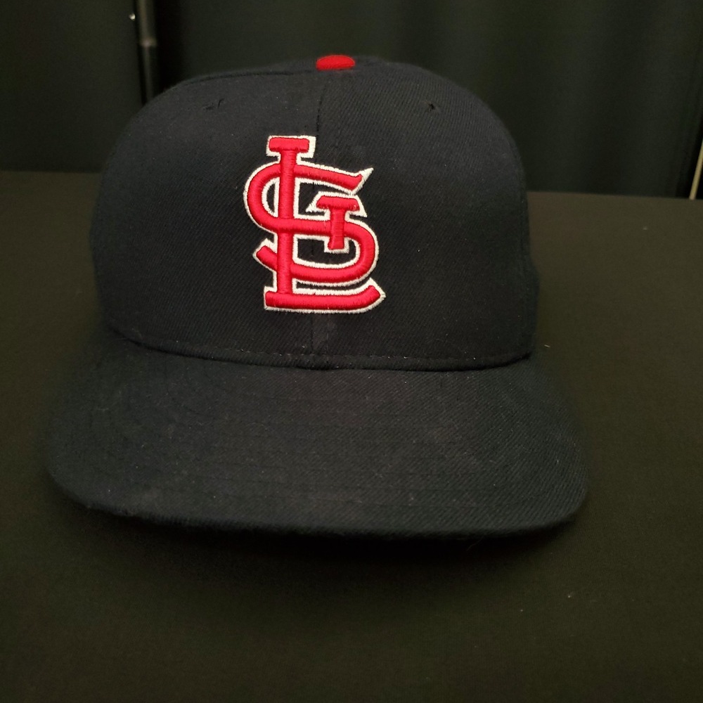 St Louis Cardinals‎ New Era Wool Hat 59/50 Fitted Diamond Collection VTG Size 7